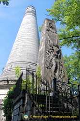 The cone-shaped tomb of Felix de Beaujour
